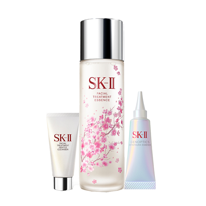 

Набор SK II Serum Lotion Cherry Blossom Limited для ухода за кожей увлажняющий и питающий 230мл+10мл+20г SK-II