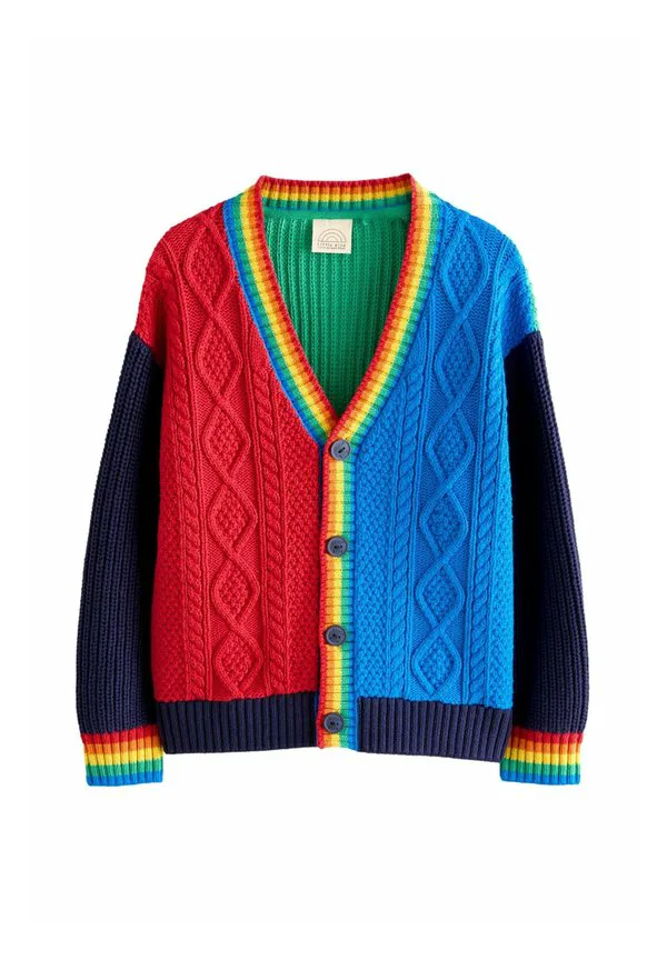 Кардиган с v-образным вырезом Little Bird, Bright Colourblock