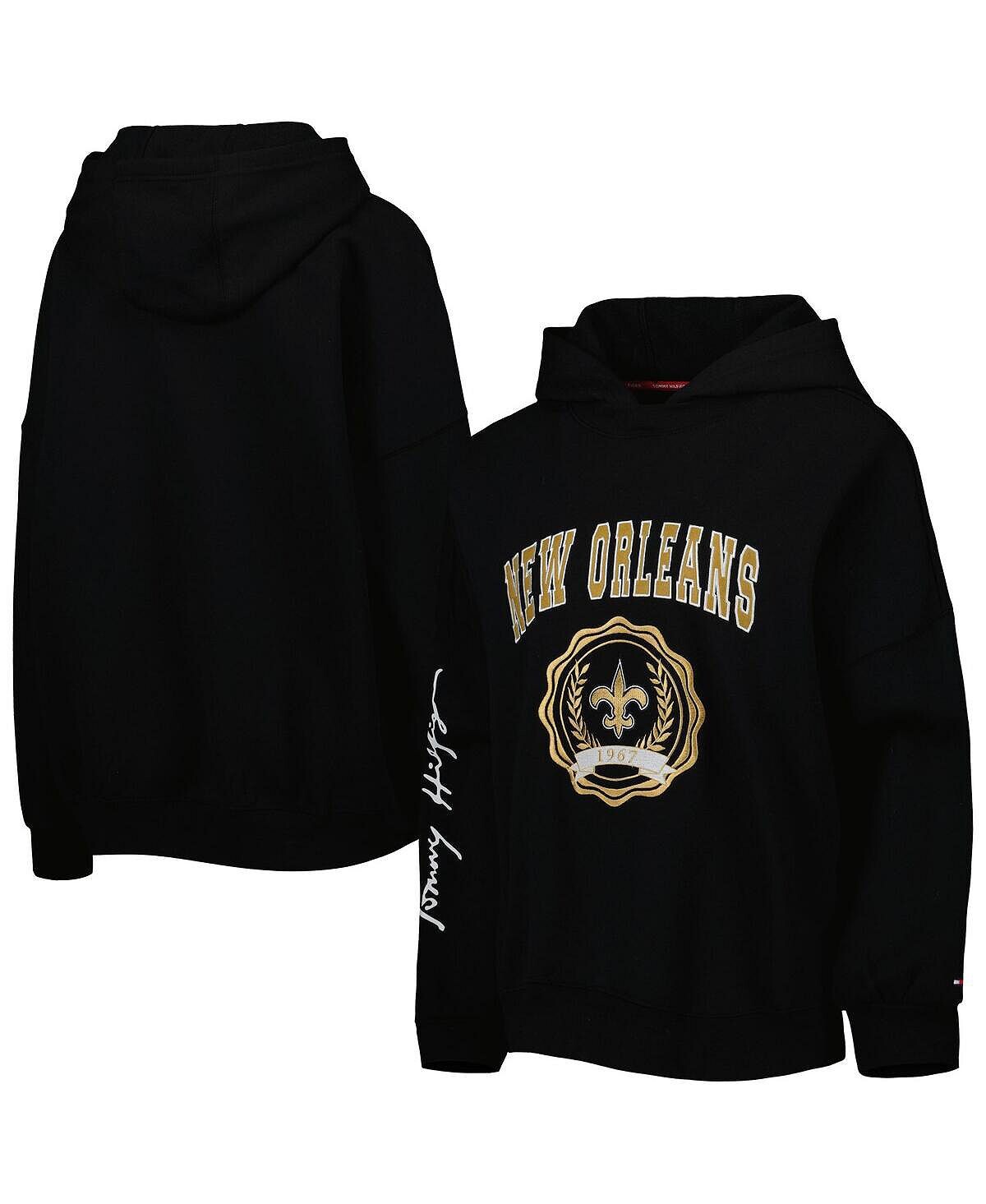 

Женский черный пуловер с капюшоном New Orleans Saints Becca Tommy Hilfiger, черный