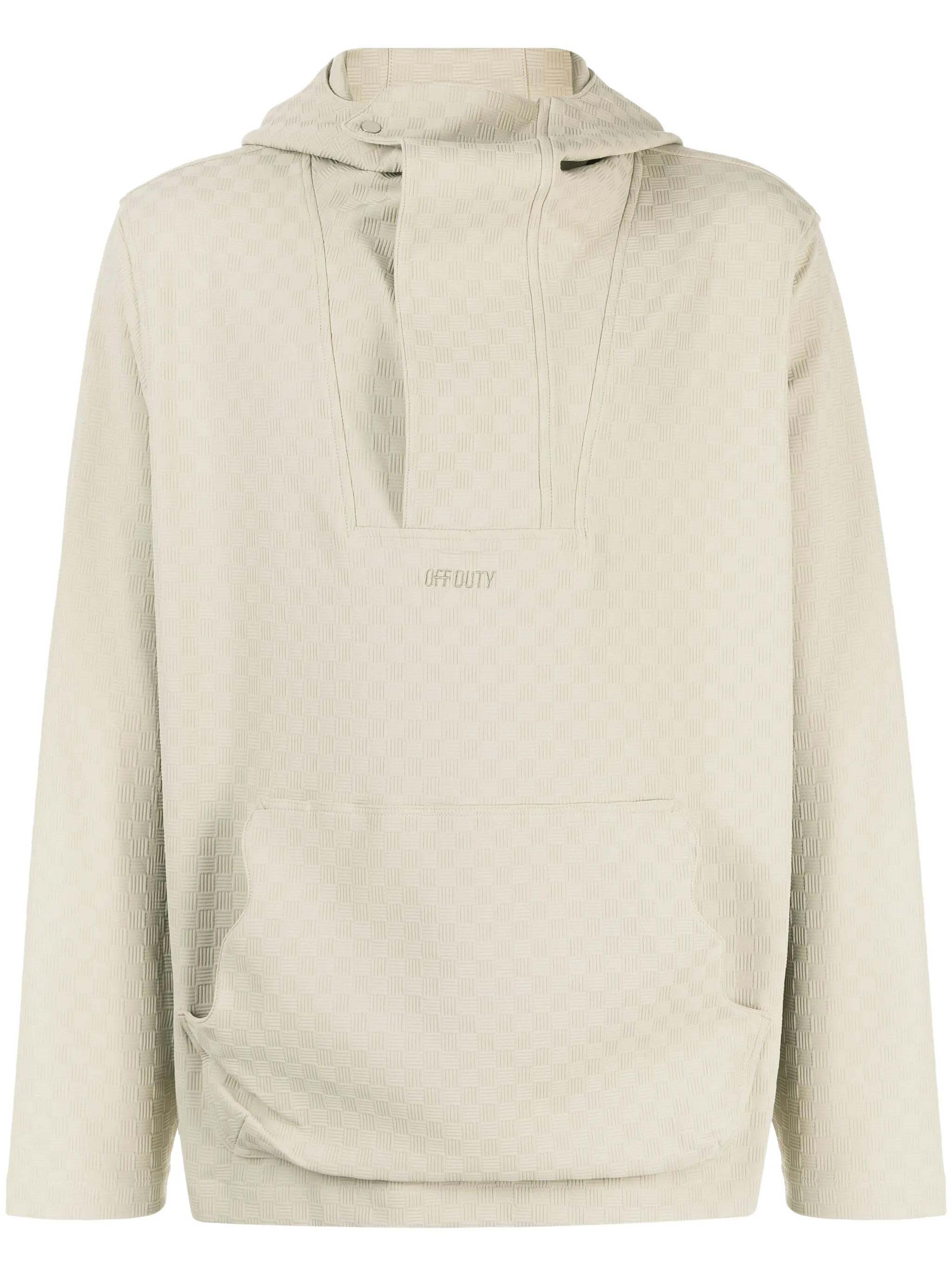 

Худи Ribbs в клетку Off Duty, бежевый