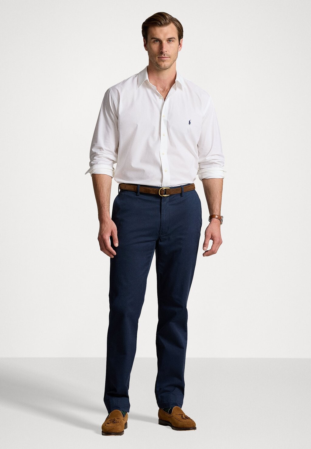 

Рубашка STRETCH POPLIN SHIRT Ralph Lauren, белый