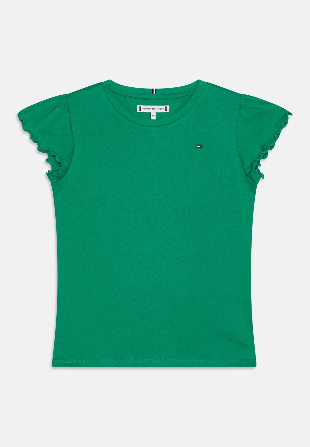 

Базовая футболка Essential Ruffle Sleeve Tommy Hilfiger, цвет olympic green