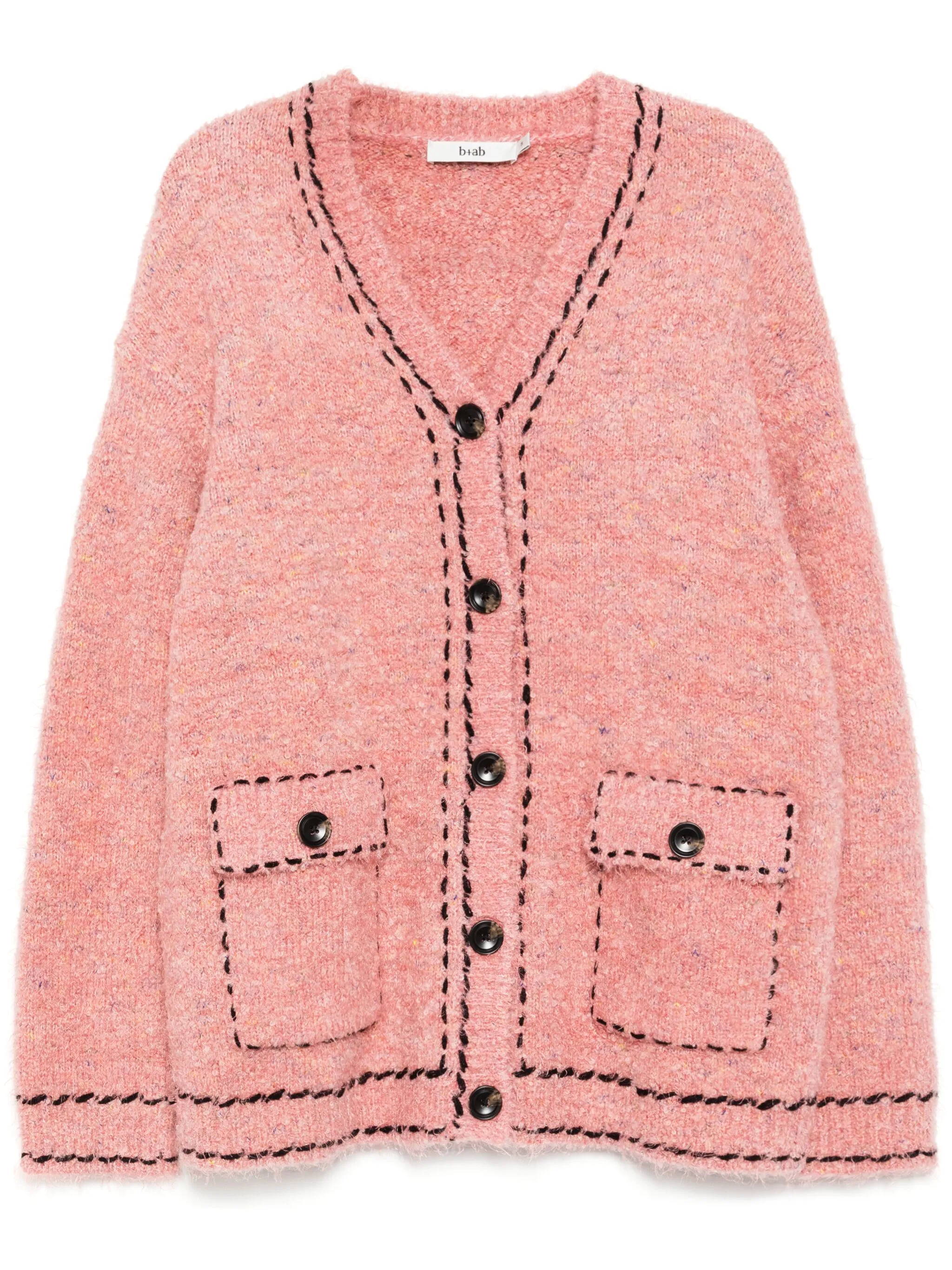 

Кардиган с V-образным вырезом B+Ab, розовый