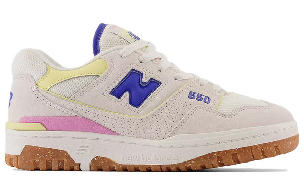 Кроссовки (WMNS) New Balance 550 'Sea Salt Marine Blue', цвет sea salt/marine blue/maize — фото 2