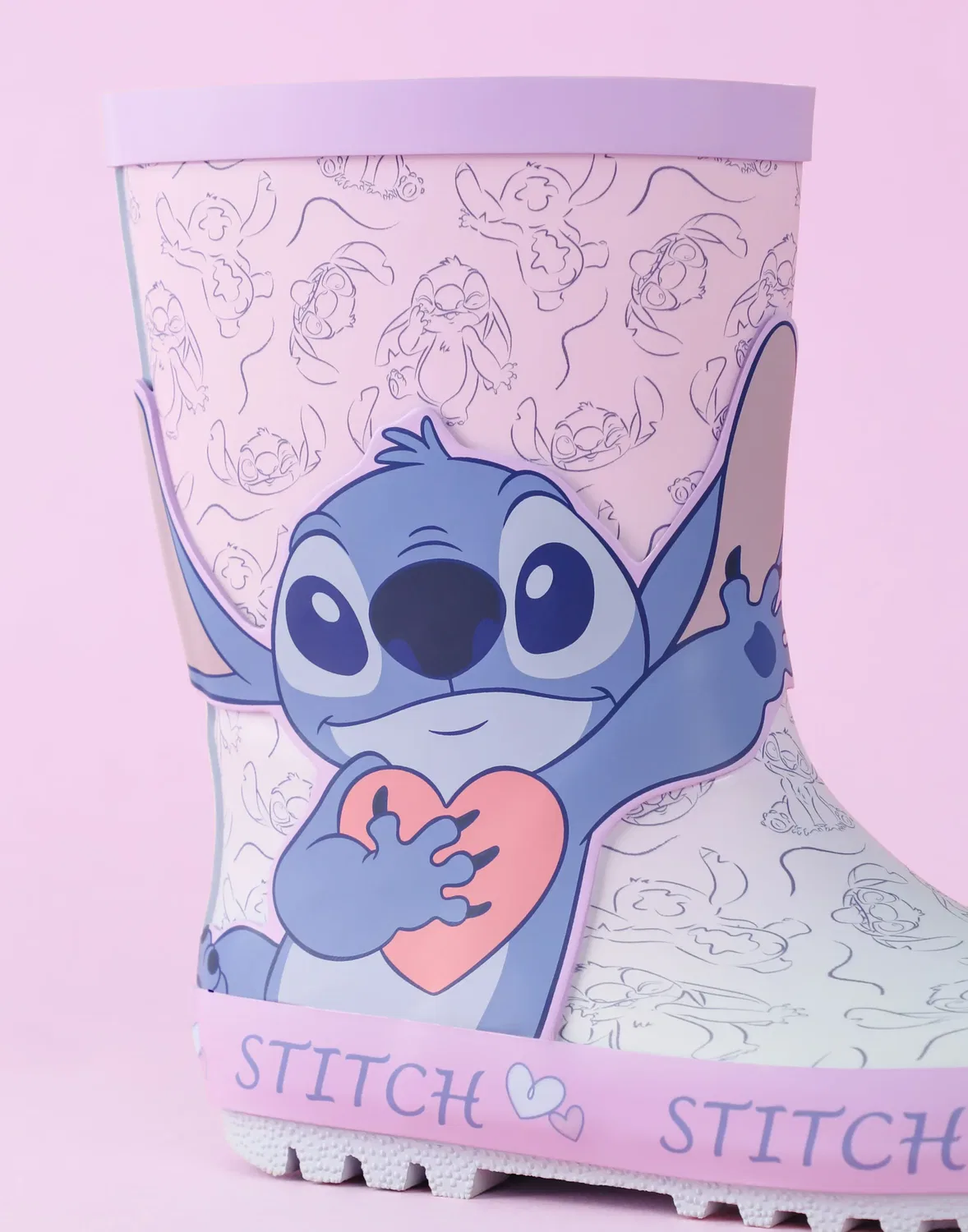 Детские резиновые сапоги Lilo & Stitch Disney, фиолетовый — фото 4