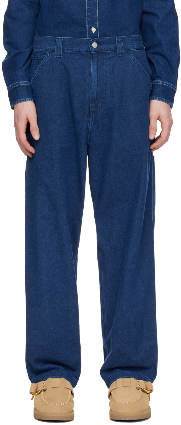 

Джинсовые брюки до колена Indigo OG Carhartt Work In Progress
