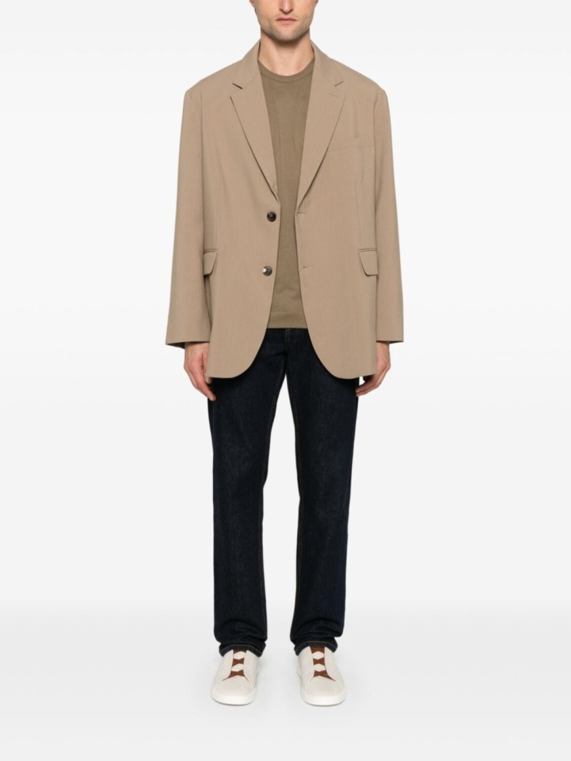 

Zegna футболка с вышитым логотипом, зеленый