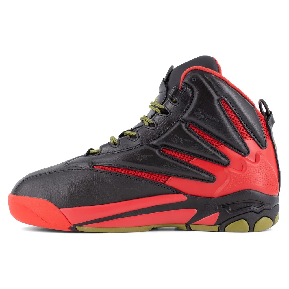 Кроссовки с высоким верхом и композитным носком для работы Reebok Work, black/red — фото 3