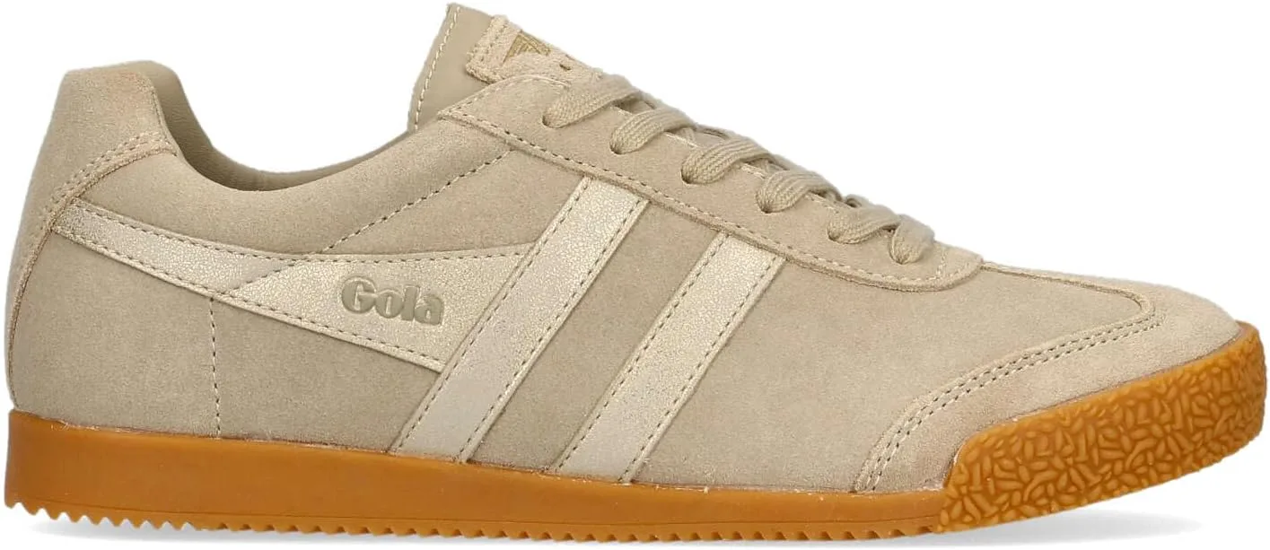 Кроссовки Gola Unisex Harrier Mirror Trainers, цвет пепельный/золотой/коричневый
