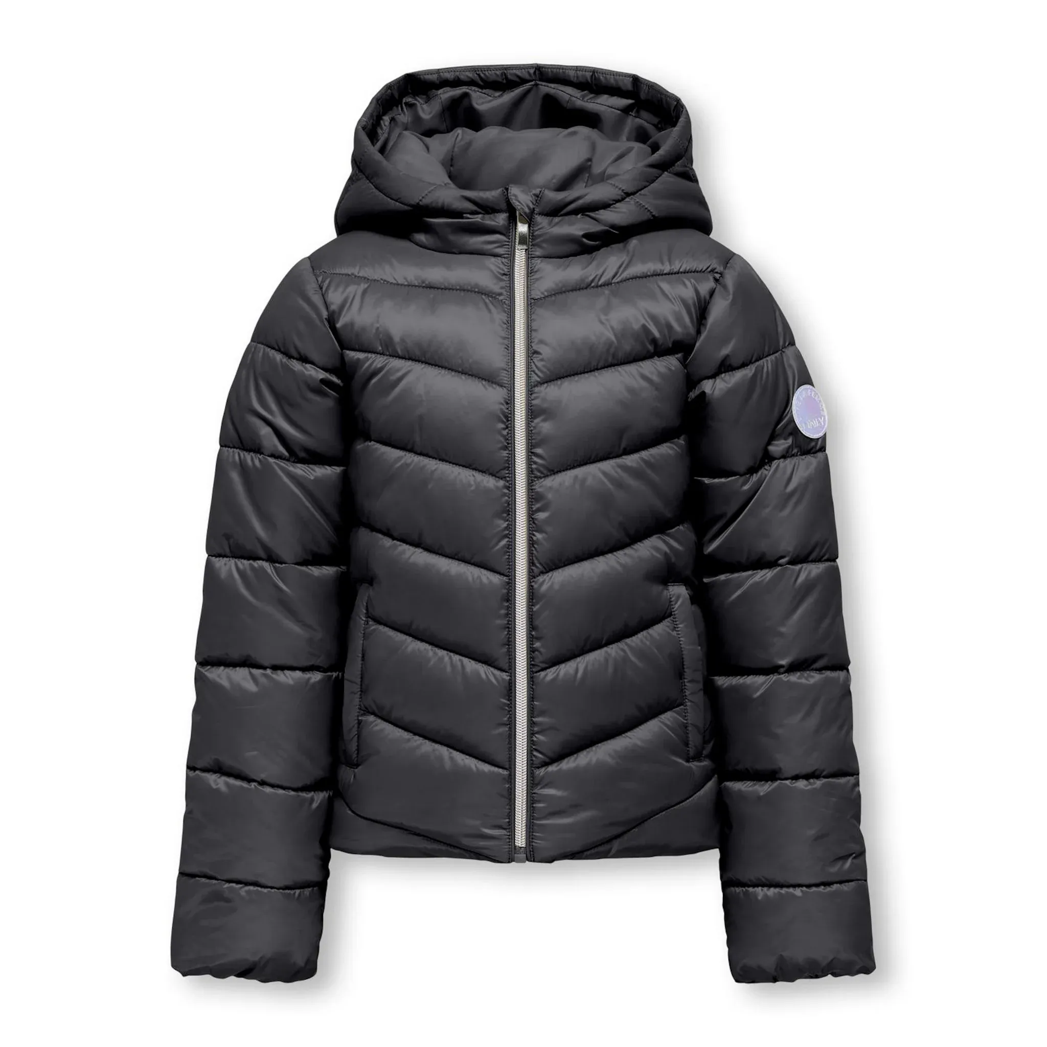 

Стеганая куртка KIDS ONLY «KOGTHEA QUILTED JACKET OTW», с капюшоном, цвет Asphalt