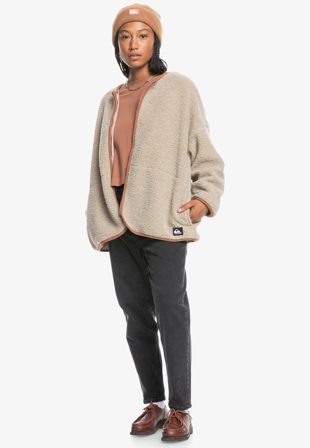

Флисовая куртка Quiksilver, бежевый