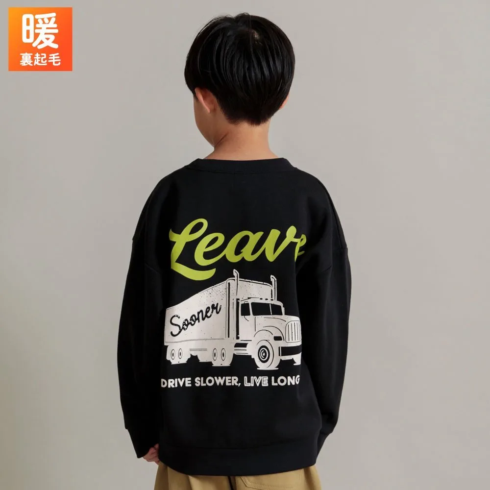 Свитшот с различными графическими принтами Branshes, 92: Truck - Black