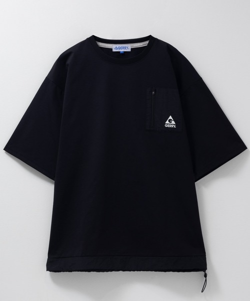 

Футболка с затягивающимся карманом, защита от УФ-излучения GERRY, черный