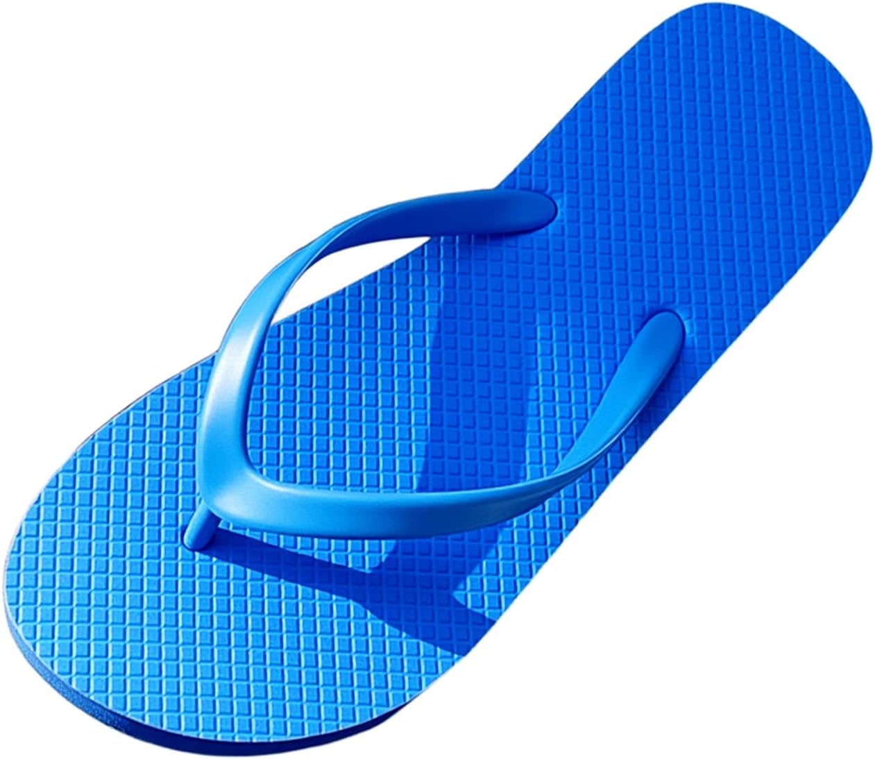 

LHXYUO легкие шлепанцы для женщин и мужчин, нарядные плоские сандалии, тапочки для душа, слипоны для лета, плавания, ванной, пляжа и бассейна, тонкие базовые шлепанцы с пеновой подошвой, противоскользящие, синий