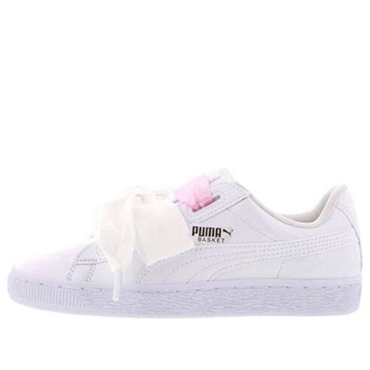 

Кеды PUMA Basket Heart Patent Junior White Lace Up 'White Pink', белый