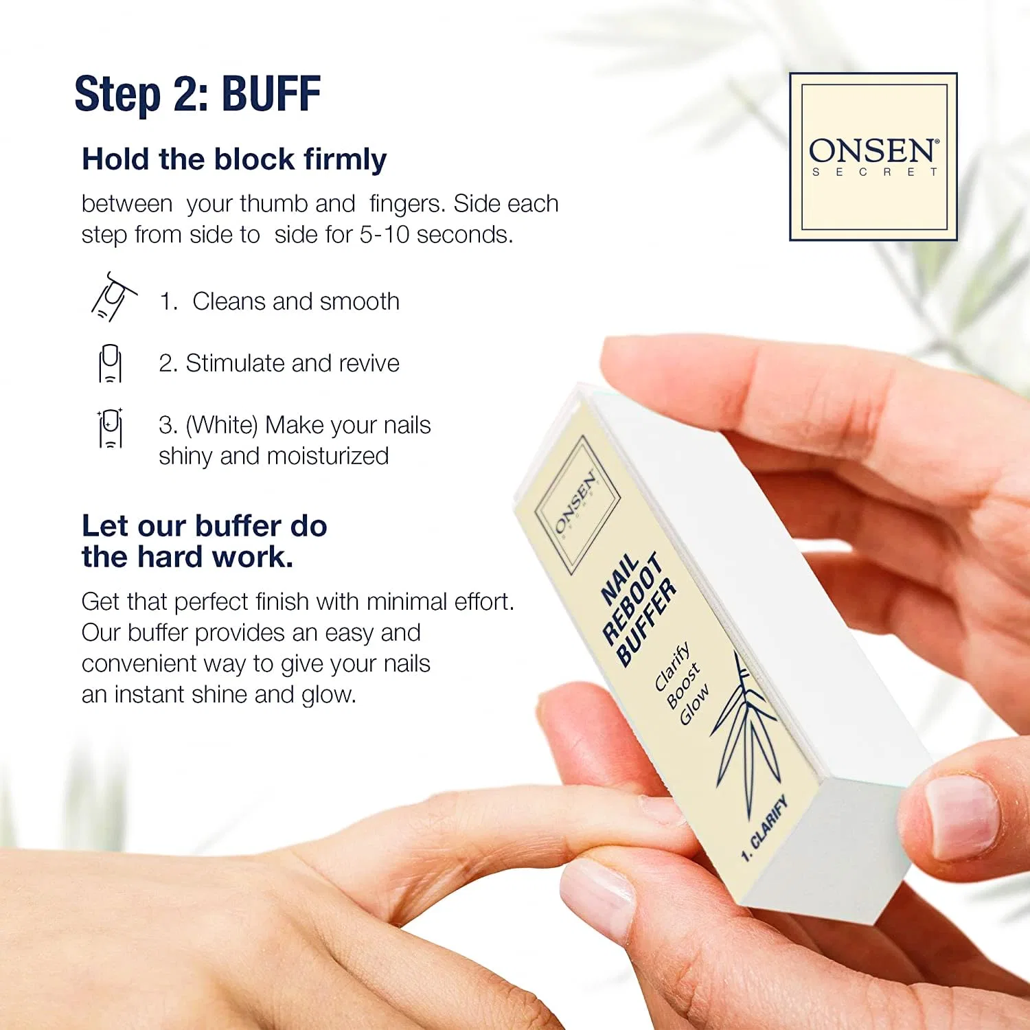 Полный набор для восстановления ногтей Onsen Secret с маслом и сывороткой Onsen Secret, Complete Nail Reboot Kit — фото 4