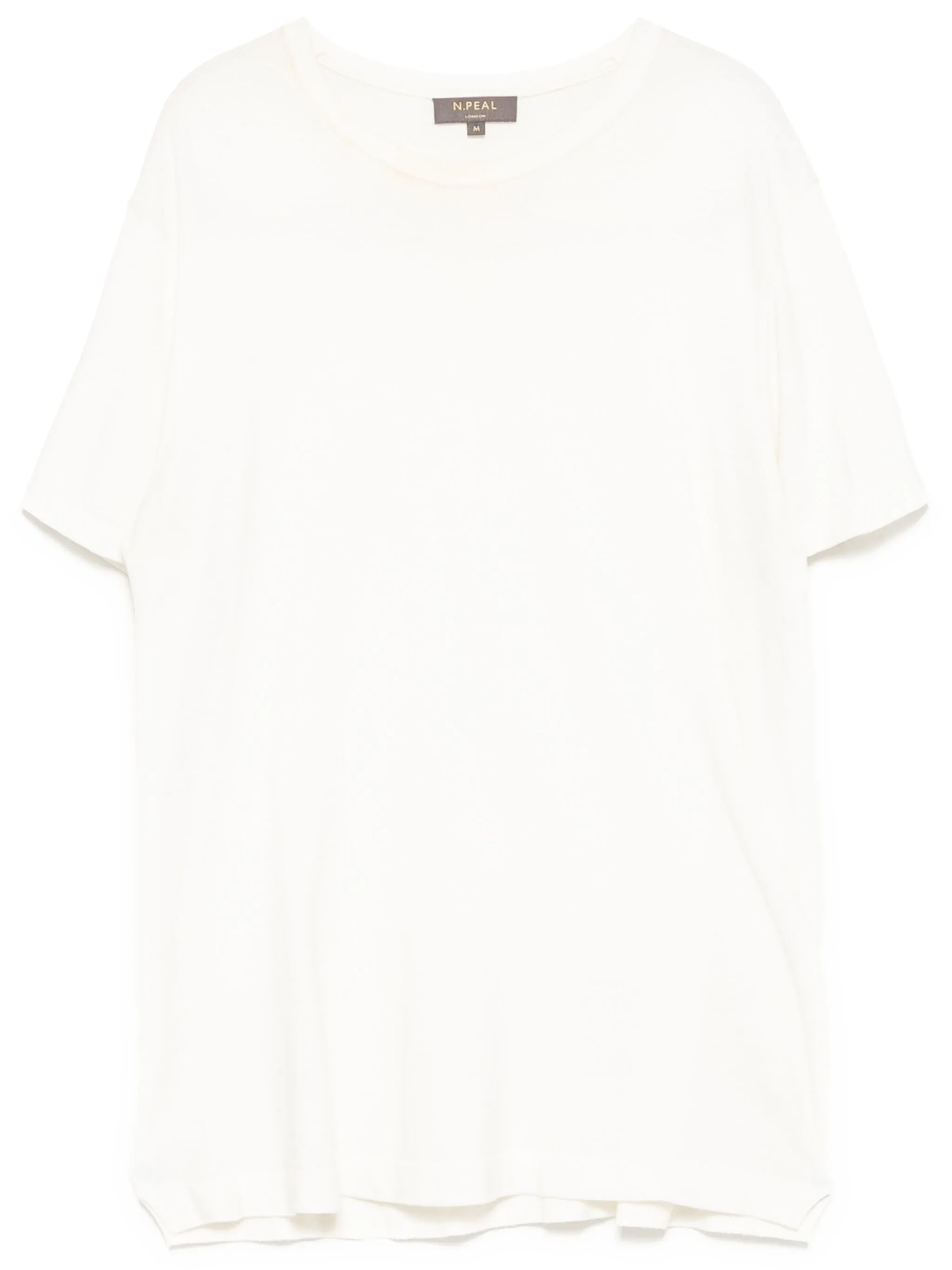 

Футболка с круглым вырезом N.Peal, белый