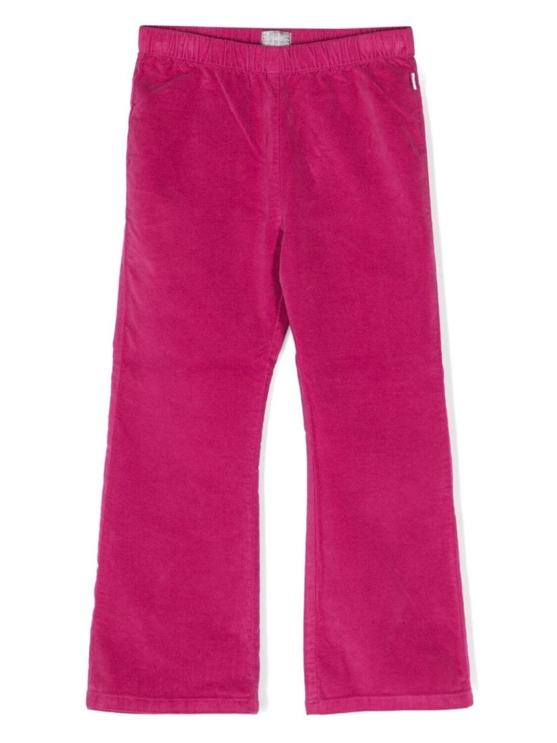 

Il Gufo velour flared track pants, розовый
