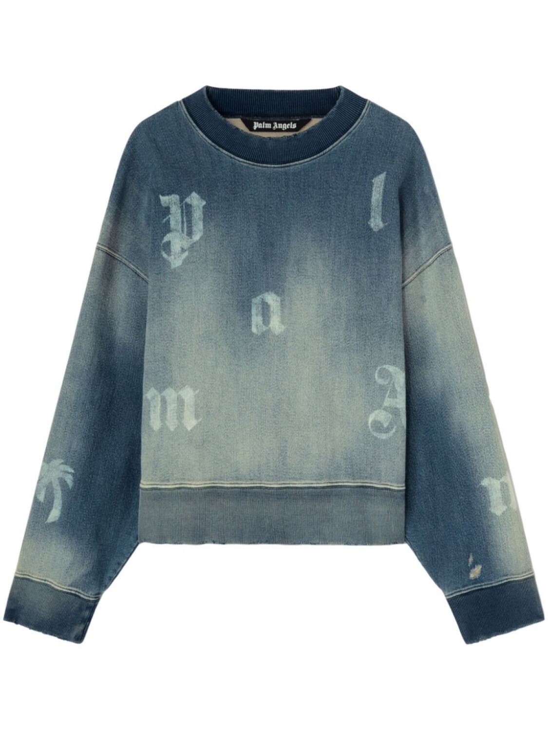 

Palm Angels толстовка с логотипом, синий