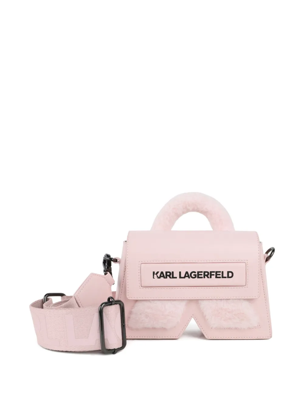 

Сумка-тоут с логотипом KARL LAGERFELD KIDS, розовый