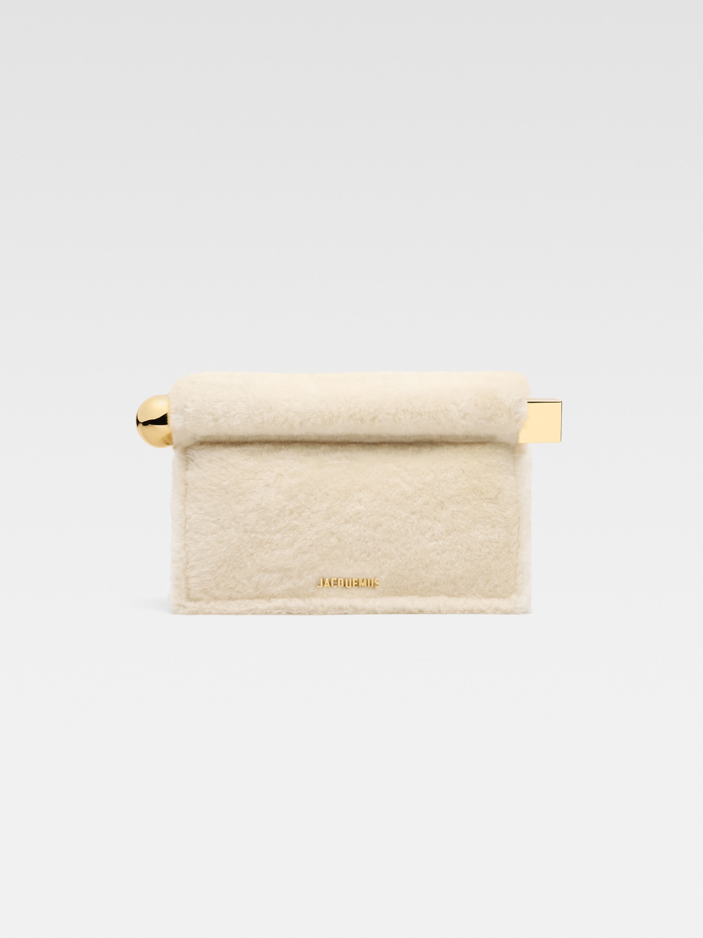 

Клатч Take-out JACQUEMUS The Rond Carré clutch, белый