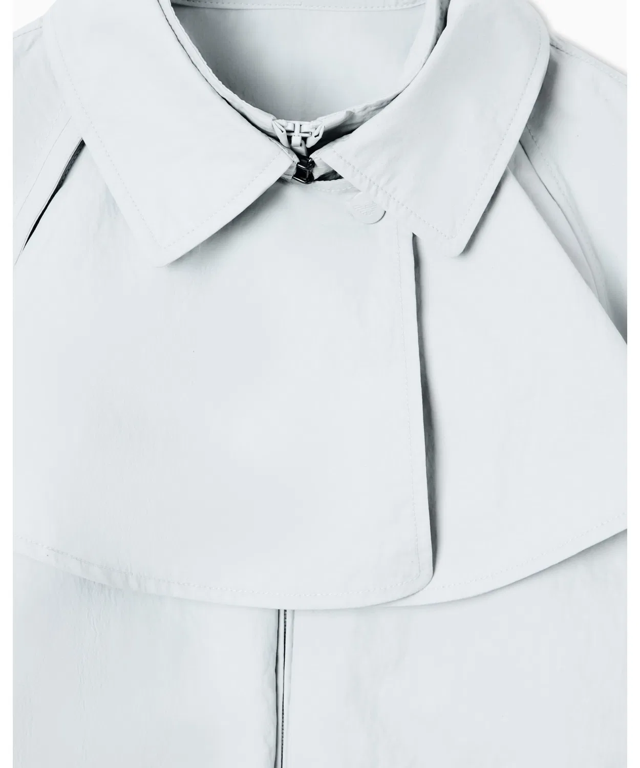 Куртка 2-в-1 Emporio Armani из щипаного нейлона, аква — фото 3