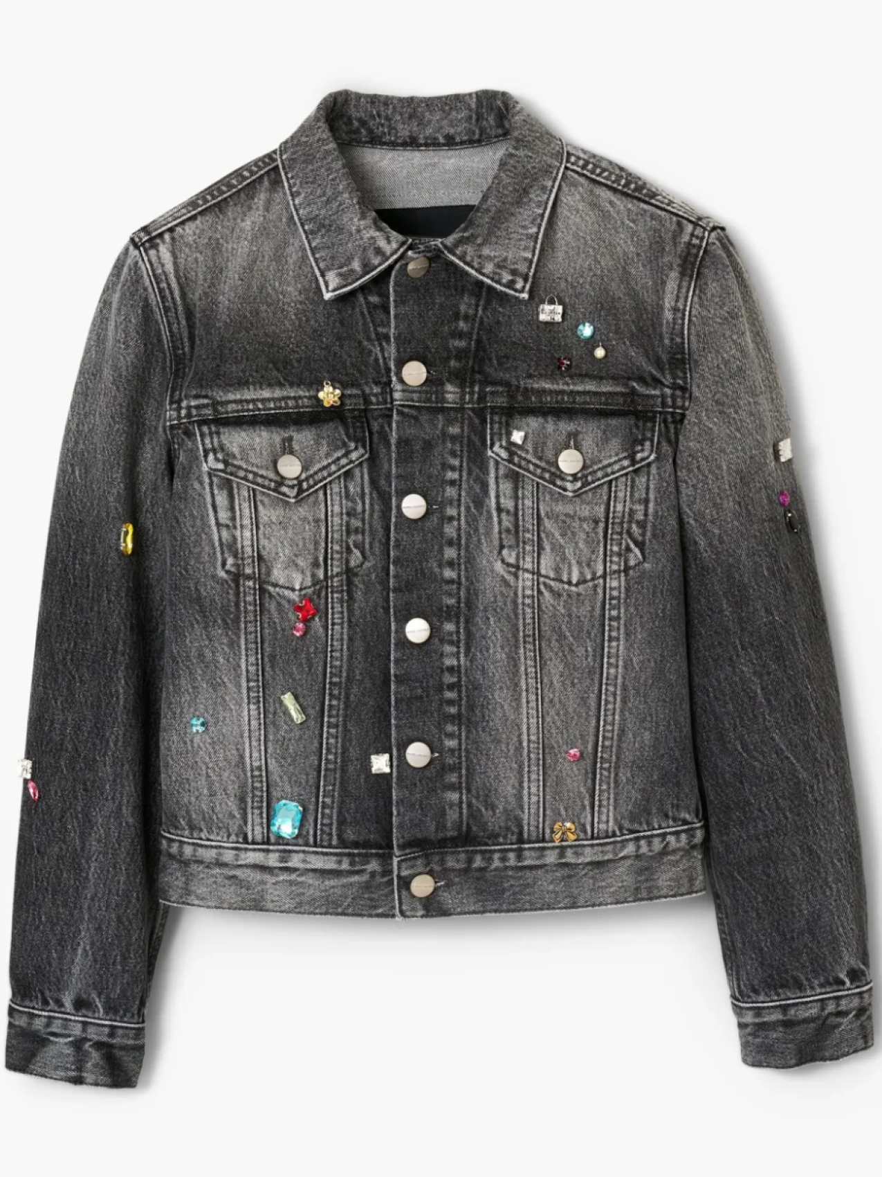 

Marc Jacobs куртка The Charm Shrunken Trucker, черный