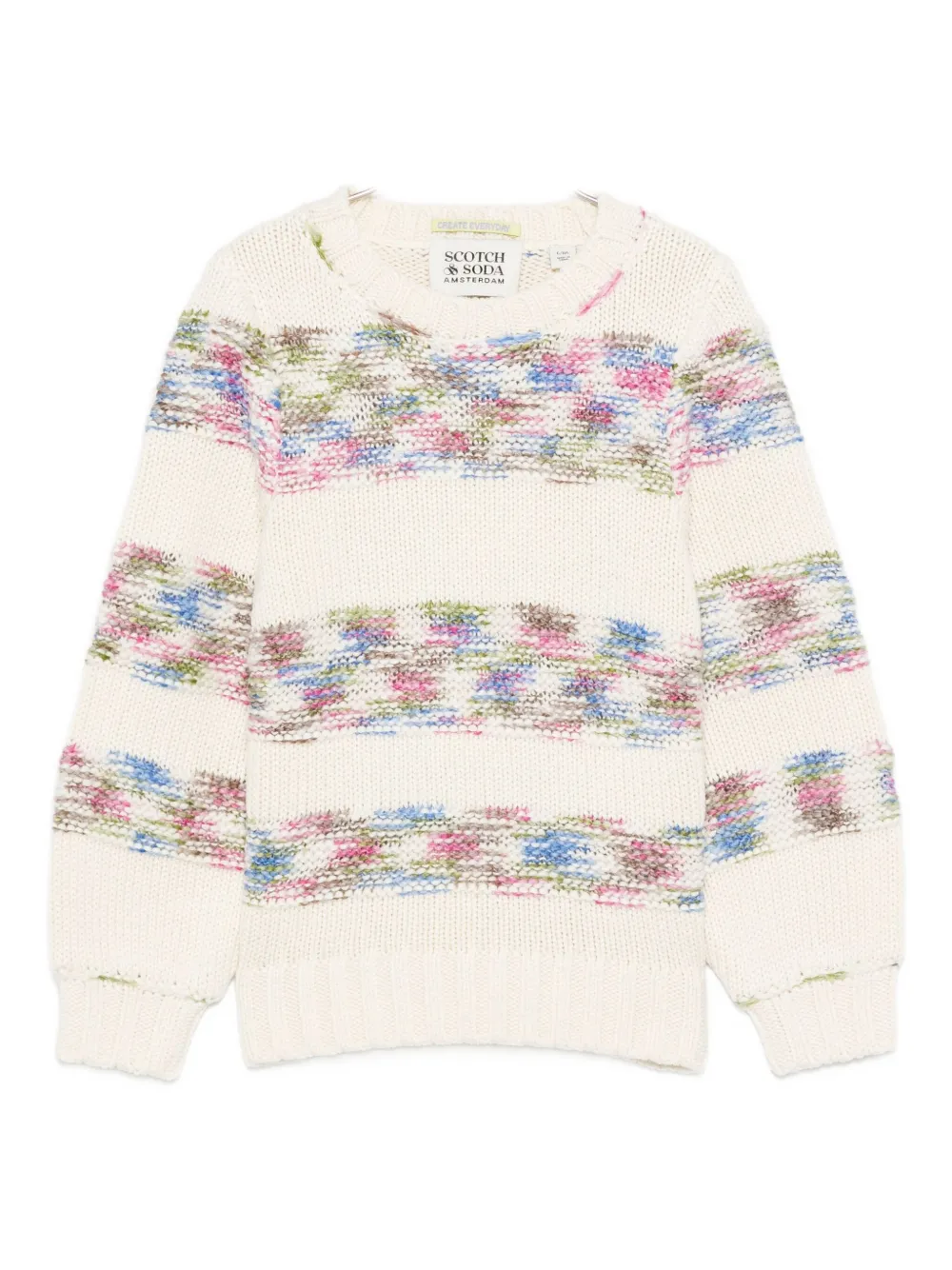 

Полосатый свитер Scotch & Soda Kids, белый