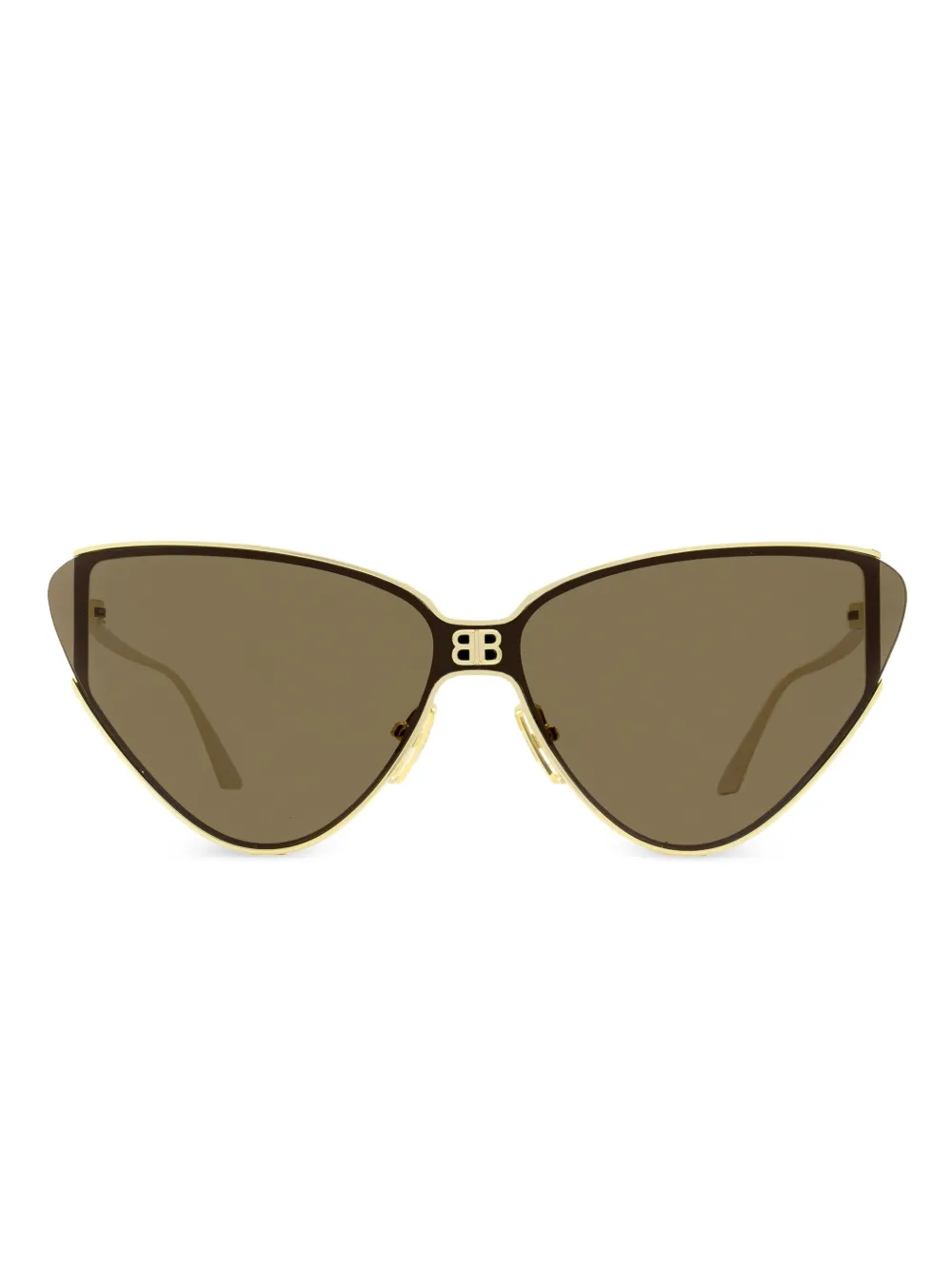 

Солнцезащитные очки BB0191S в оправе 'кошачий глаз' Balenciaga Eyewear, золотой