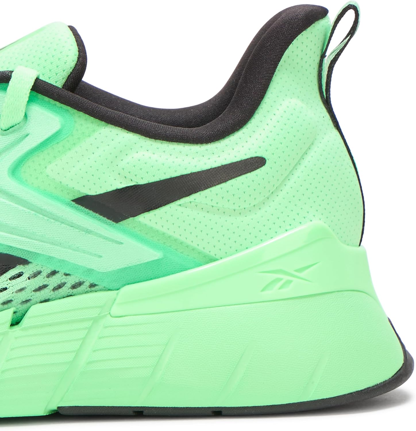 Мужские кроссовки Reebok Nano для тренировок, черный/зеленый — фото 4