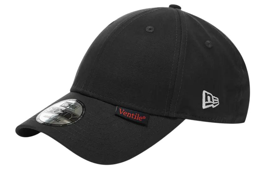 

New Era Хлопковая бейсболка мужская черная, Black