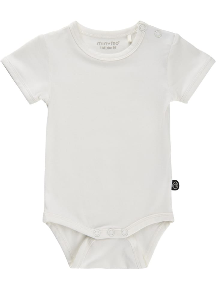 

Minymo Детский боди с короткими рукавами "Body SS" белого цвета
