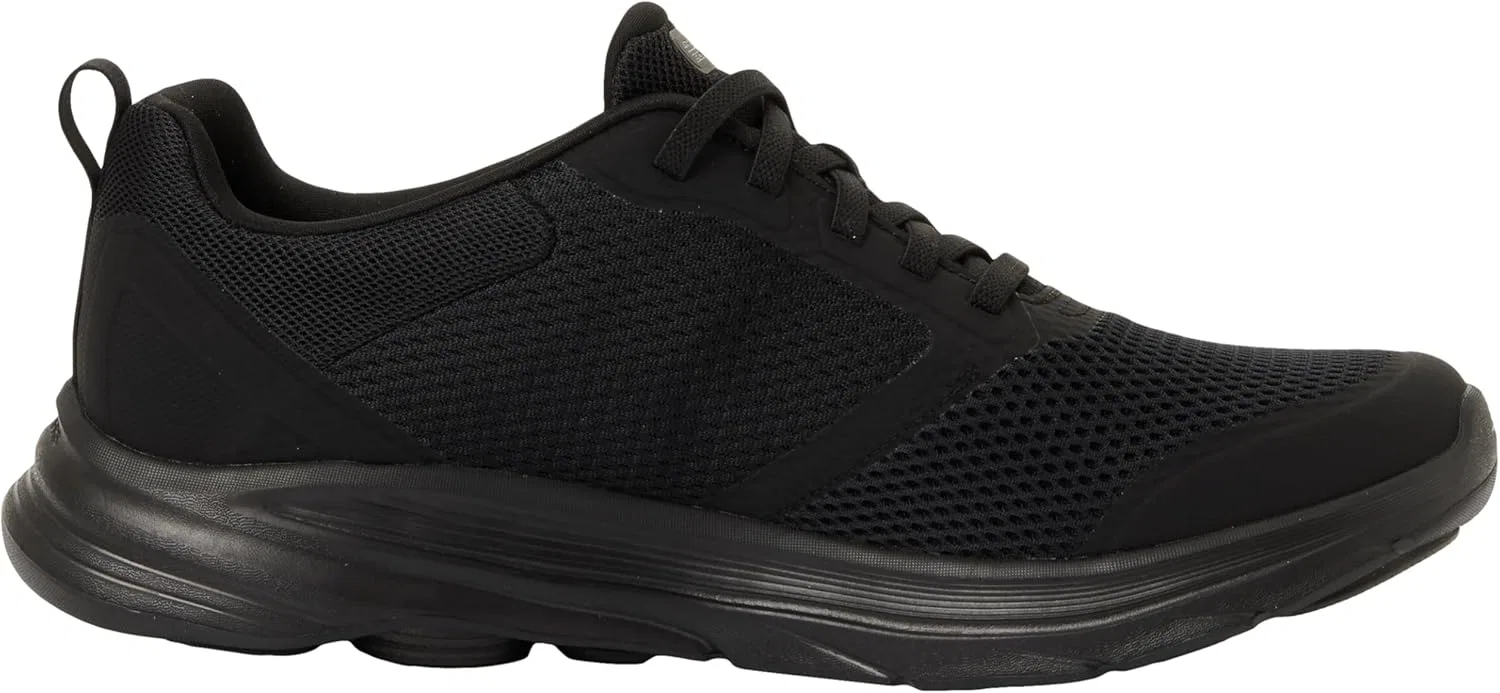 Мужские кроссовки Skechers Go Walk 8 Idris, Black Textile Trim — фото 4