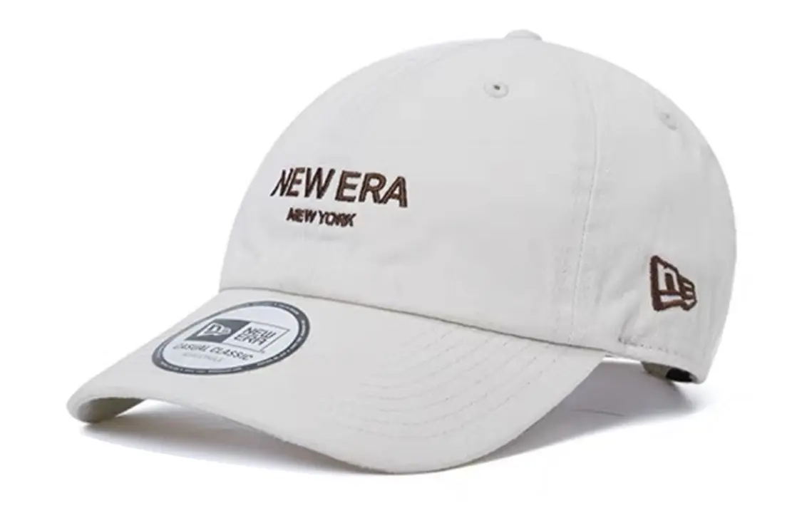 

New Era Бейсболка унисекс цвета слоновой кости, Ivory White