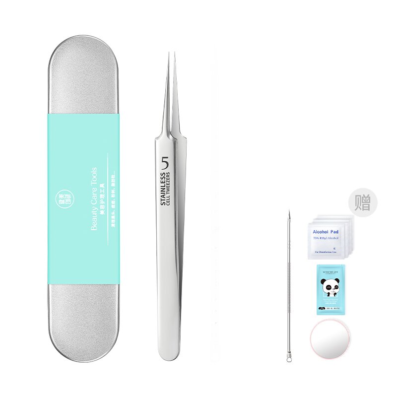 

M'AYCREATE Пинцет для удаления черных точек ультратонкий инструмент для выдавливания прыщей и соскабливания