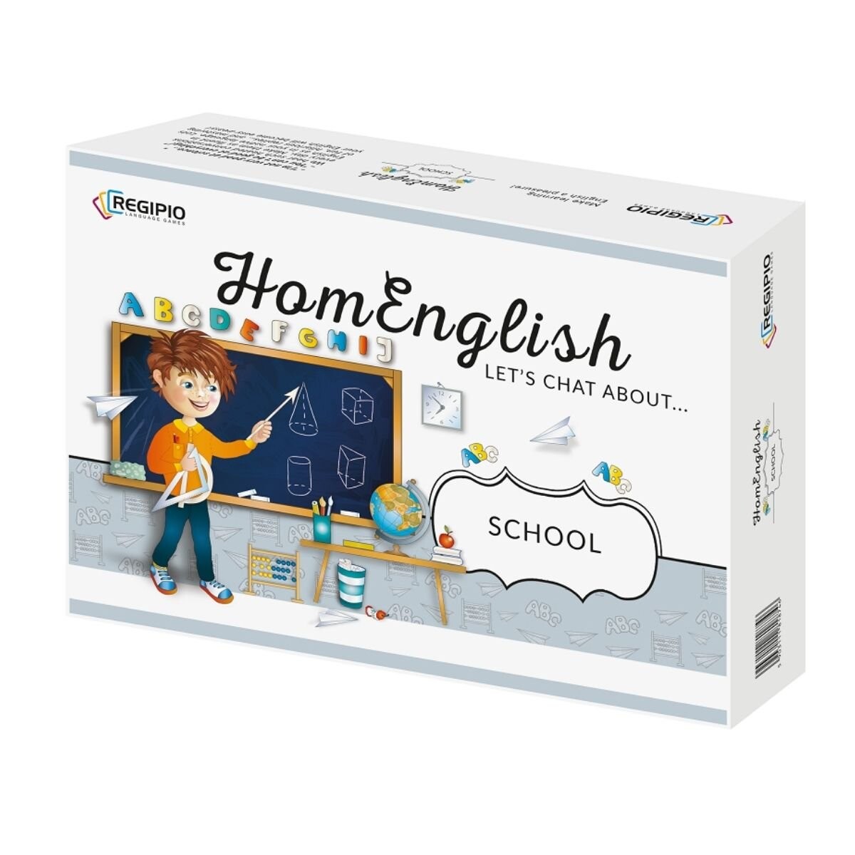 

Homeenglish Давайте поговорим о школе, обучающая игра,Regipio