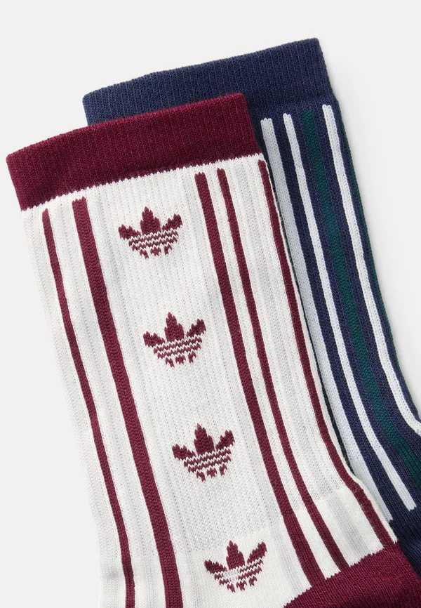 2 упаковки носков Adidas Originals, Night Indigo/Burgundy/Off White — фото 2