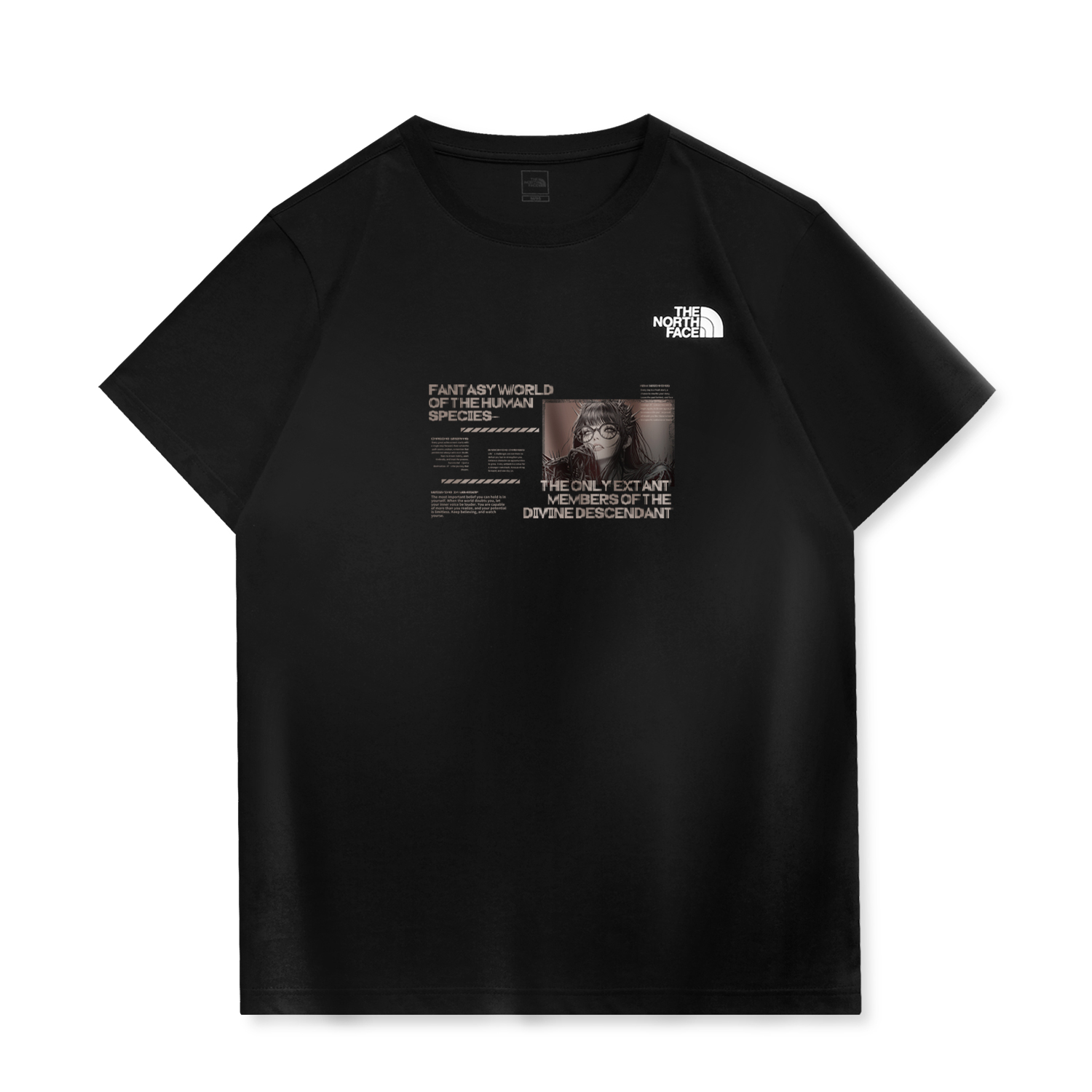 

THE NORTH FACE Футболка унисекс черная, Черный, THE NORTH FACE Футболка унисекс черная