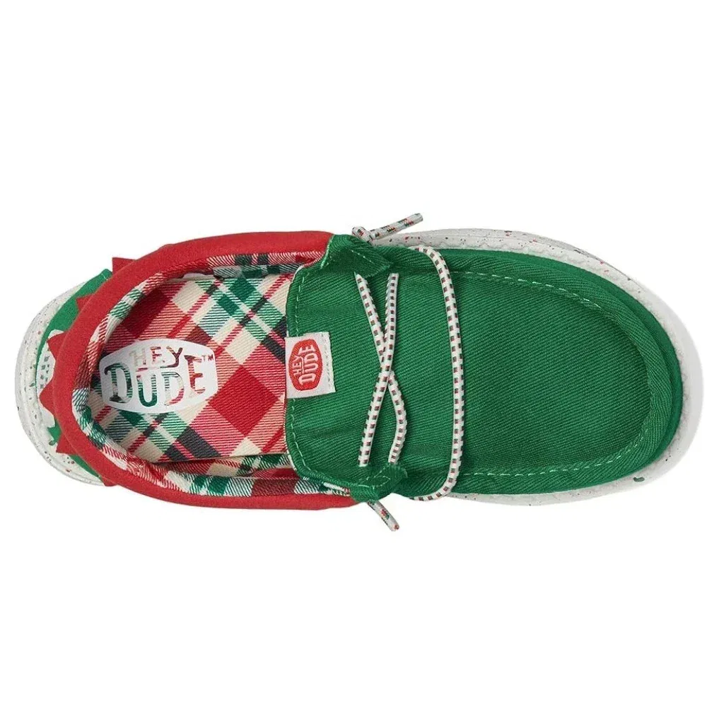 Hey Dude Wally Holiday ELF 42147-3XX Зеленые повседневные слипоны ZOGG2031 — фото 3