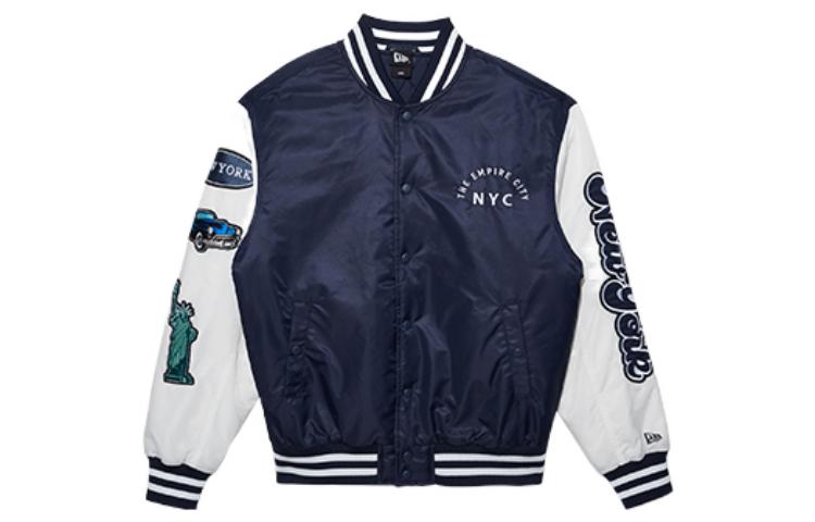 

New Era Бейсбольная майка унисекс темно-синяя, Navy Blue