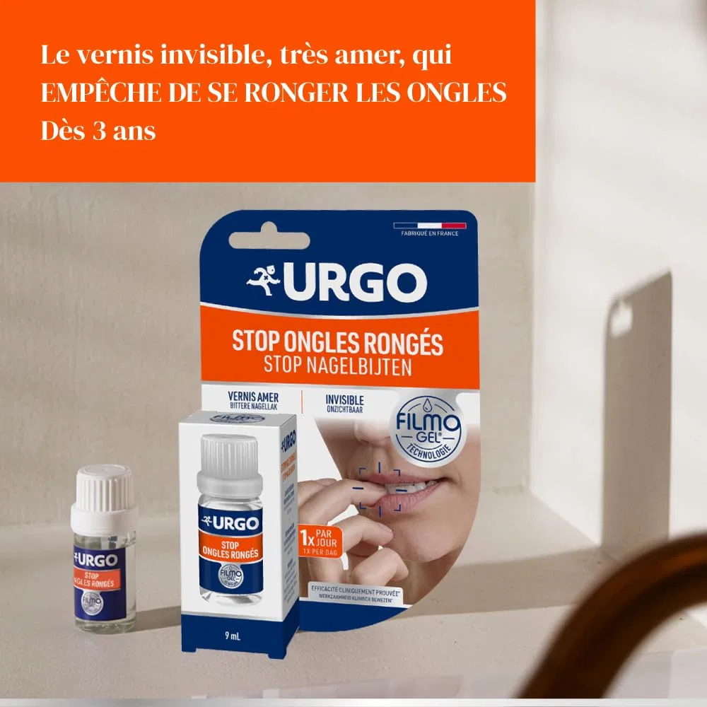 Горький лак для ногтей Urgo Stop Bitten Nails 9 мл Urgo — фото 2