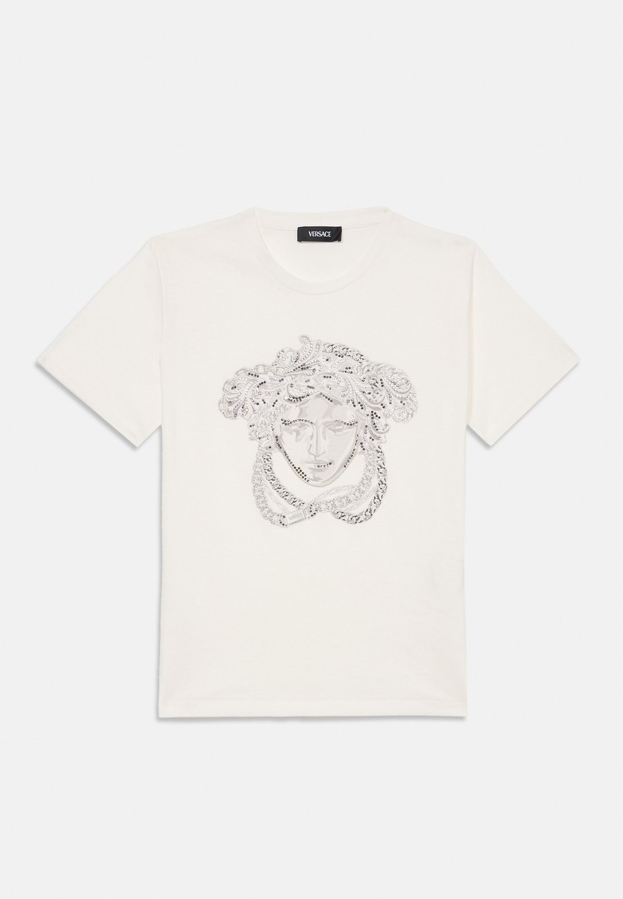 

Футболка Versace MEDUSA KIDS PRINT UNISEX, White/Grey/White, Белый, Футболка Versace MEDUSA KIDS PRINT UNISEX, White/Grey/White