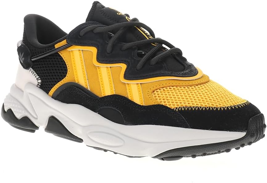 Мужские кроссовки adidas Ozweego на шнуровке повседневные - черные — фото 2