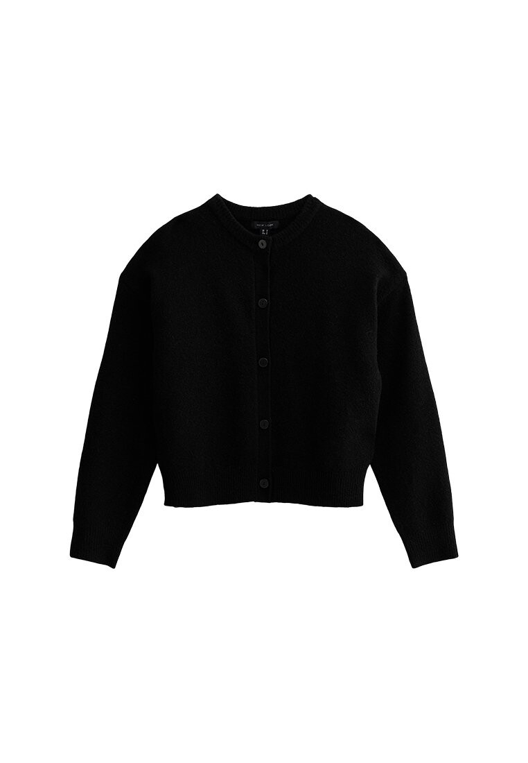 

Кардиган SOFT CREW NECK New Look, черный