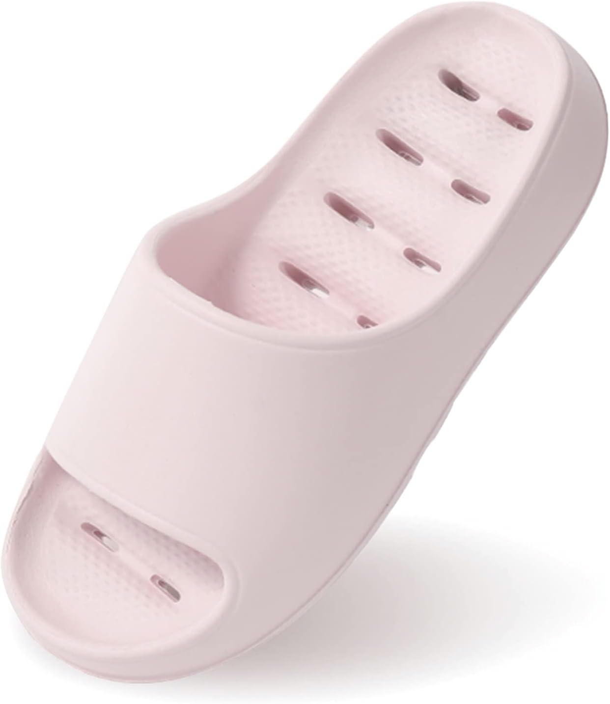 

Элегантные домашние тапочки для женщин и мужчин, быстросохнущие, нескользящие, с открытым носком, на толстой подошве, серые Stunner