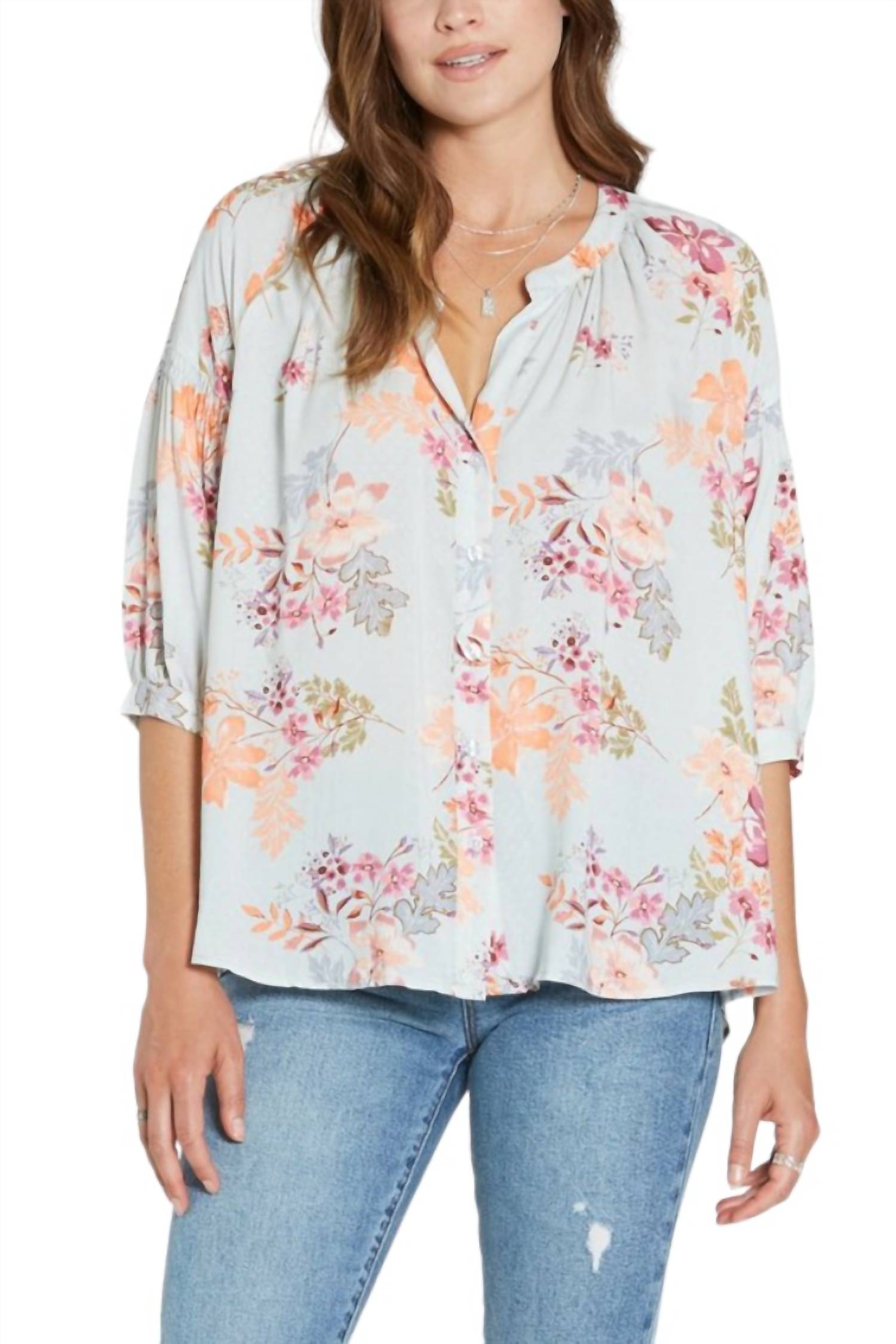 

Блузка женская DEAR JOHN DENIM, цвет bloom print