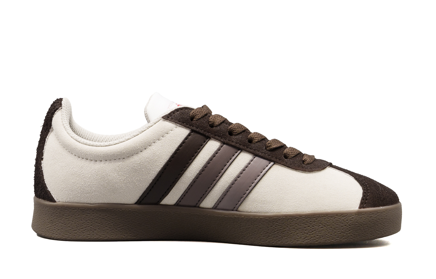 Adidas VL COURT 20 - износостойкие, противоскользящие низкие скейтбордистские кроссовки унисекс, коричневый, в коробке — фото 3