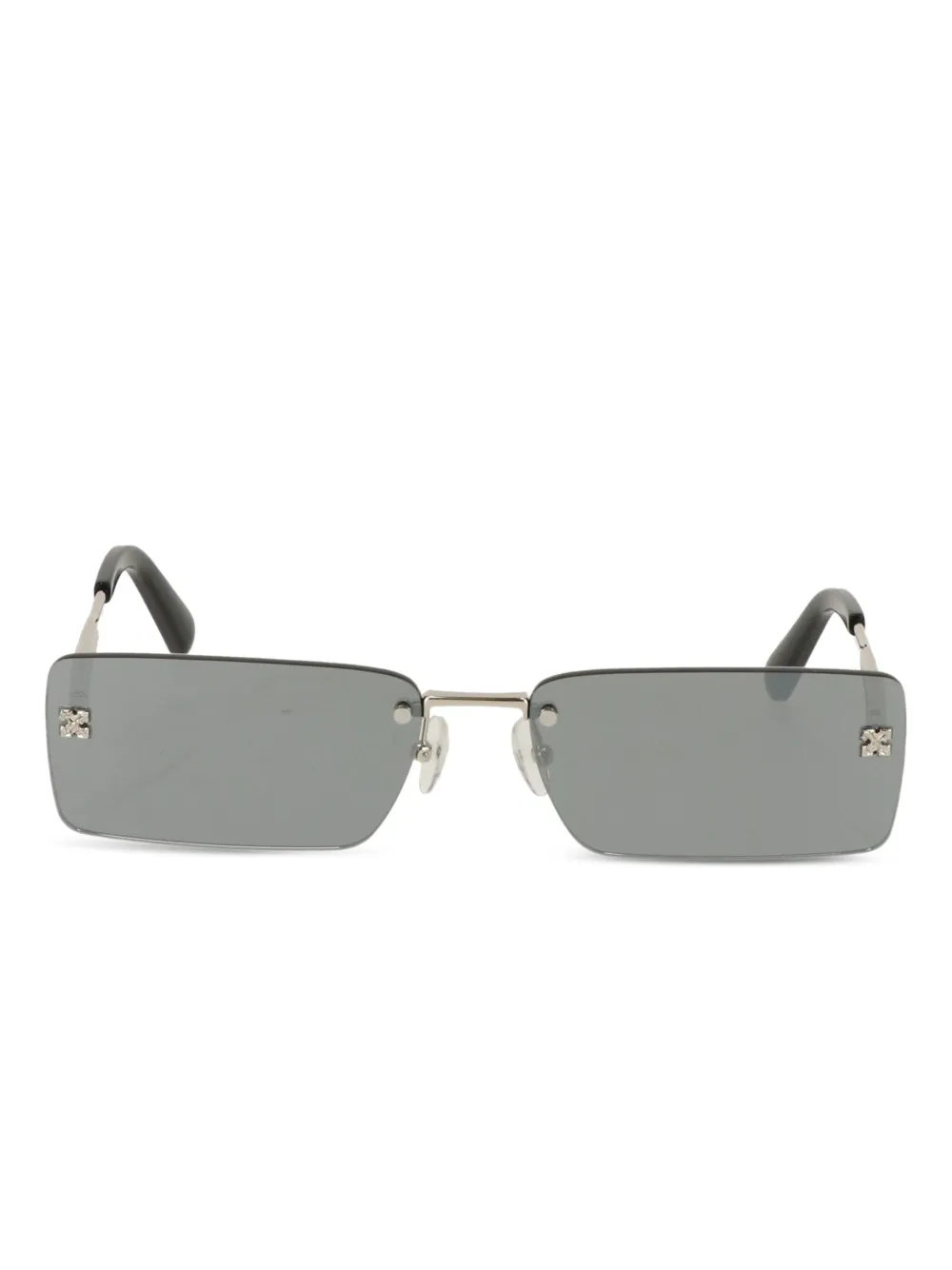 

Солнцезащитные очки в безободковой оправе OFF-WHITE, черный