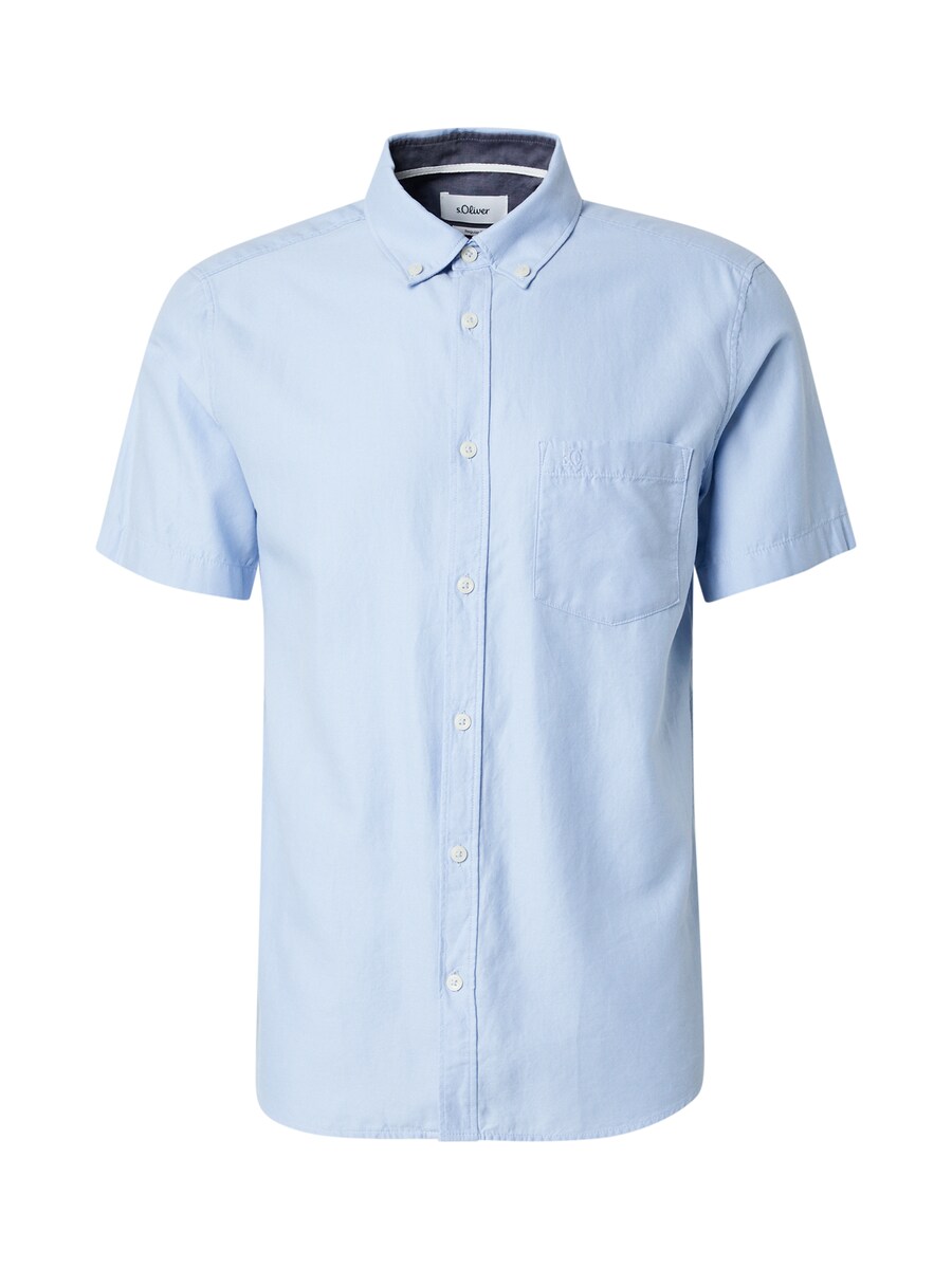 

Рубашка на пуговицах классического кроя s.Oliver, Light blue