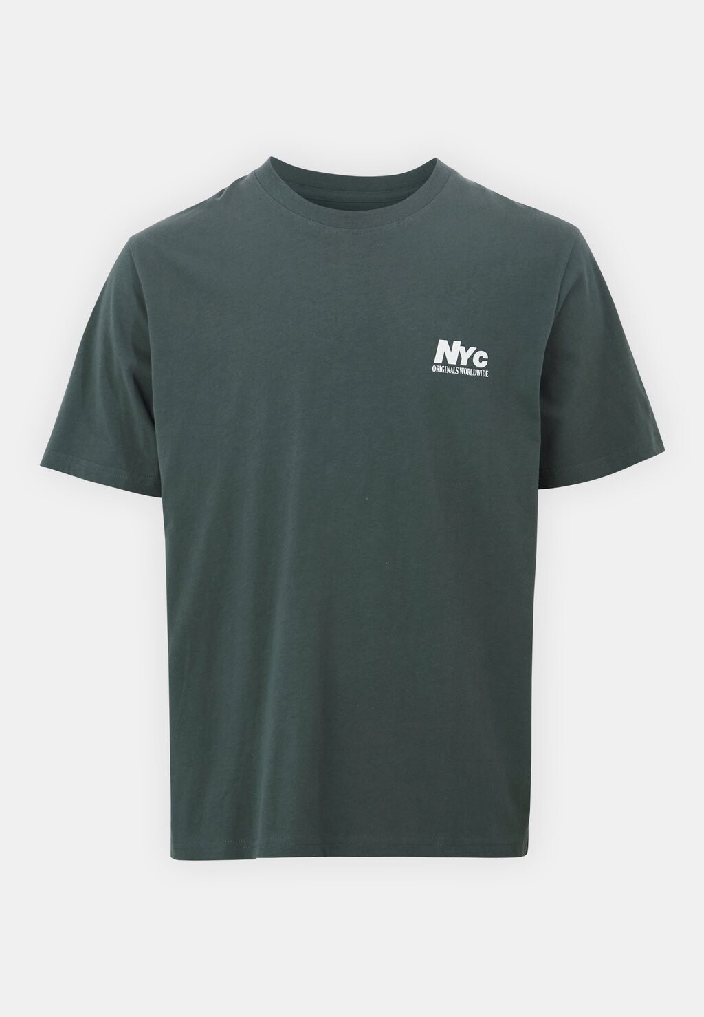 

Футболки с принтом JORBRONX SQUARE TEE CREW NECK Jack & Jones, черный
